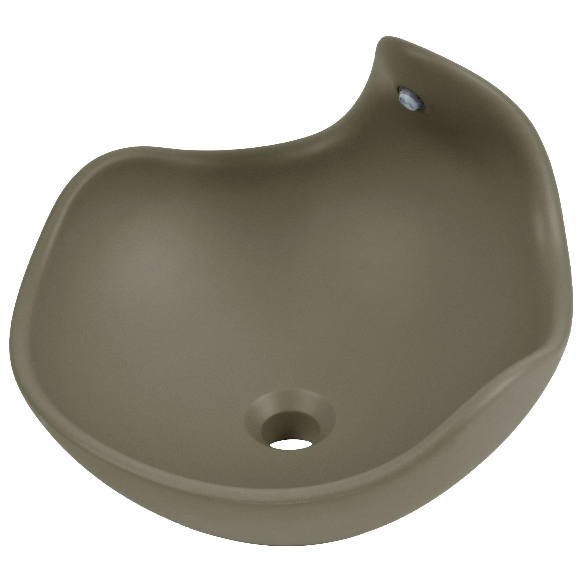 Wave Vessel Bathroom Sink With Multiple Colors, Concrete