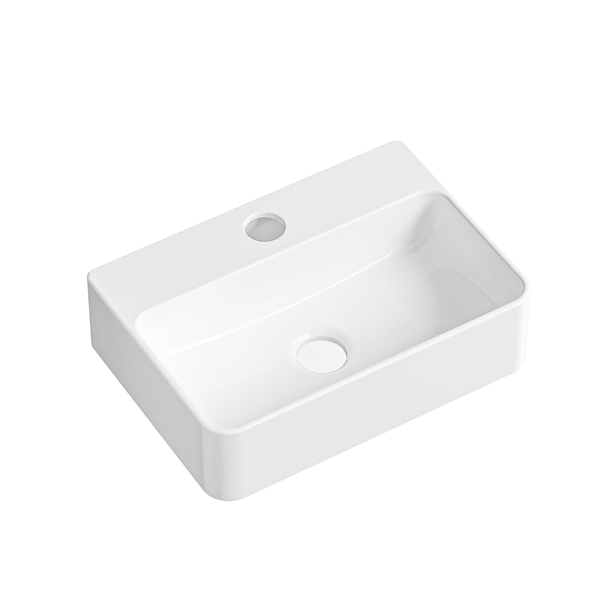 DeerValley DV-1WS0593 Wall-mount sink, Ceramic & Single Faucet Hole