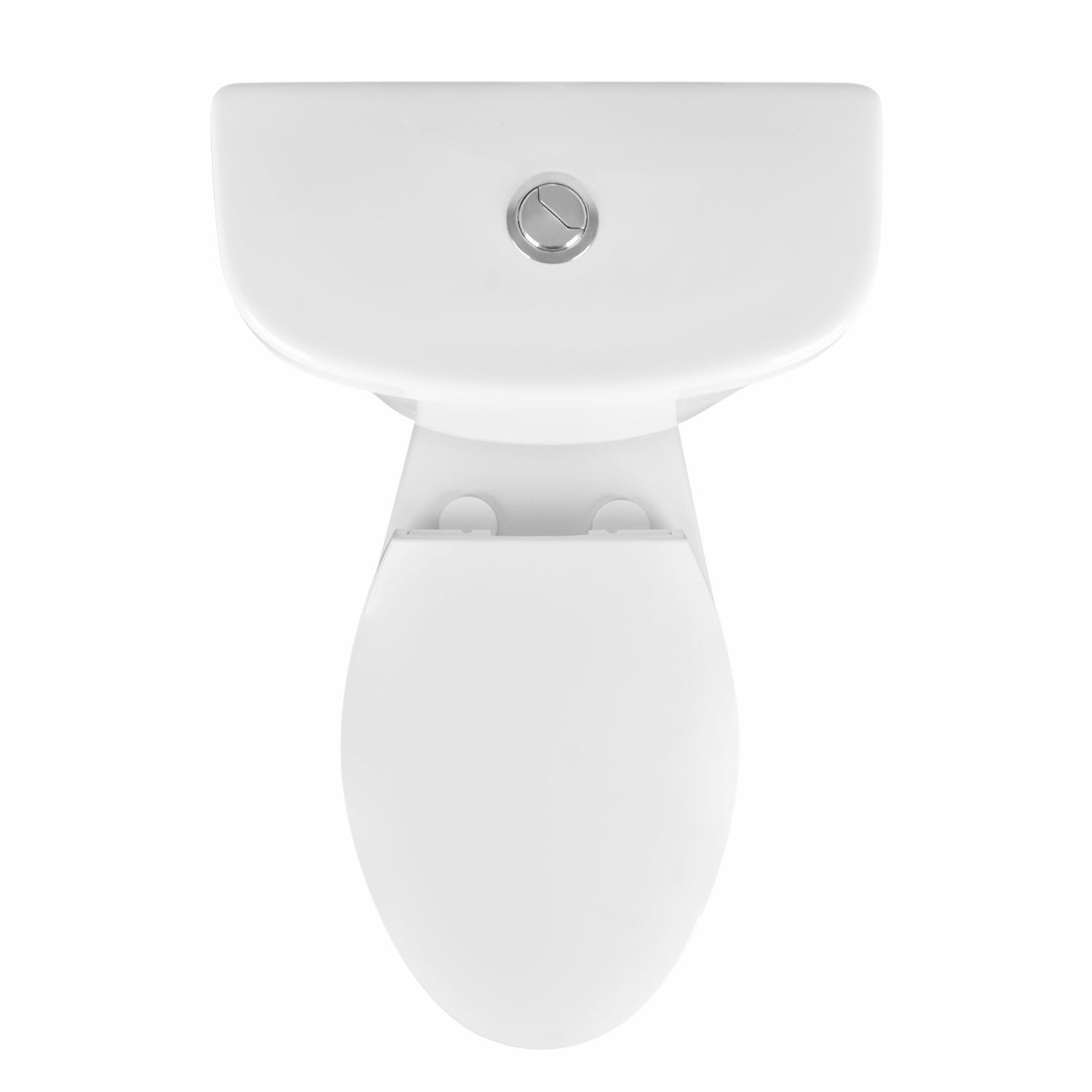 DYNASTY Two-Piece Elongated Toilet, 12" Rough-in Dual-Flush