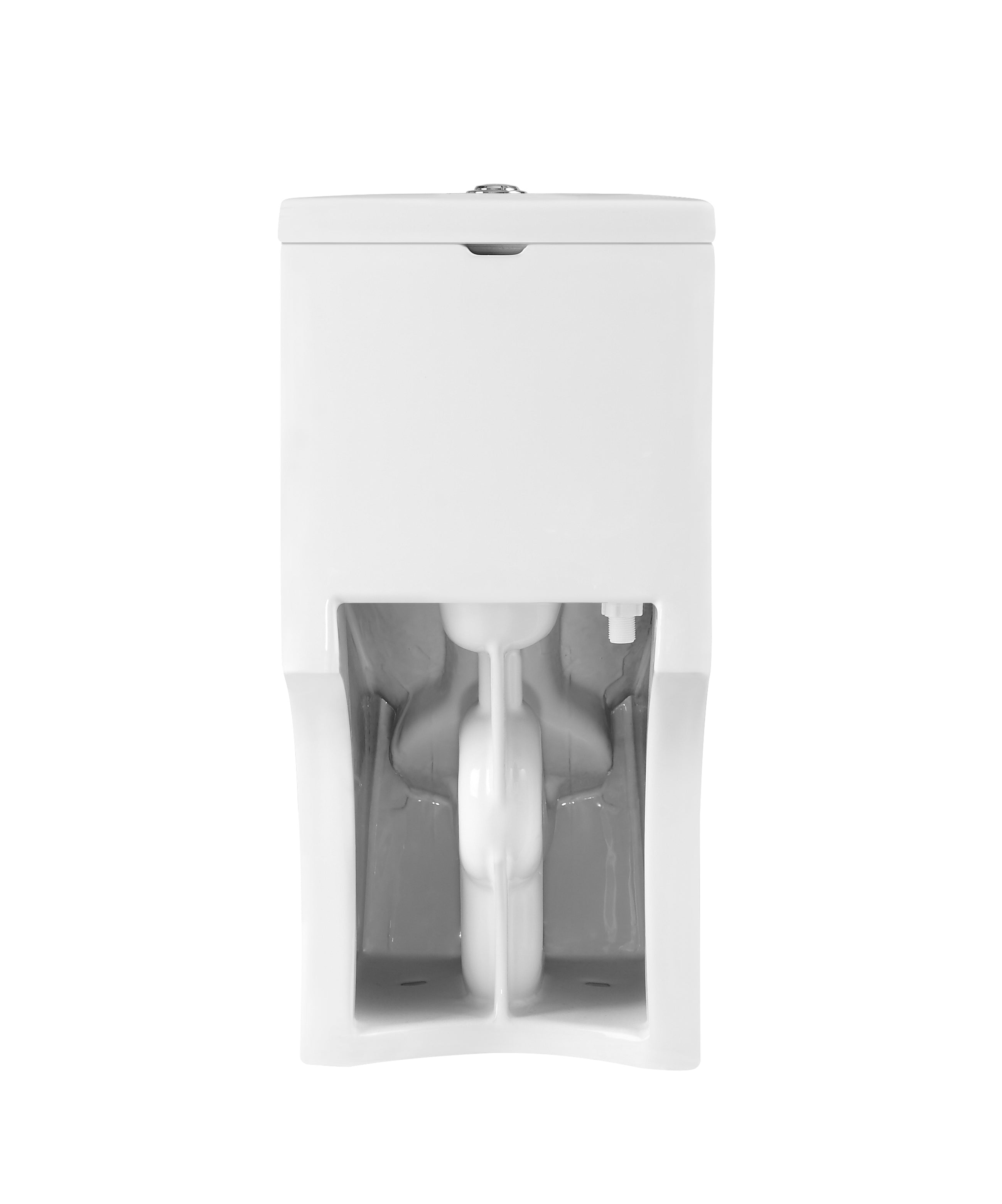 DeerValley Bath DeerValley DV-1F52508 Symmetry One Piece Toilet 1.1/1.6 GPF Elongated Standard Toilet with Comfortable Seat Height (Seat Included) Toilet