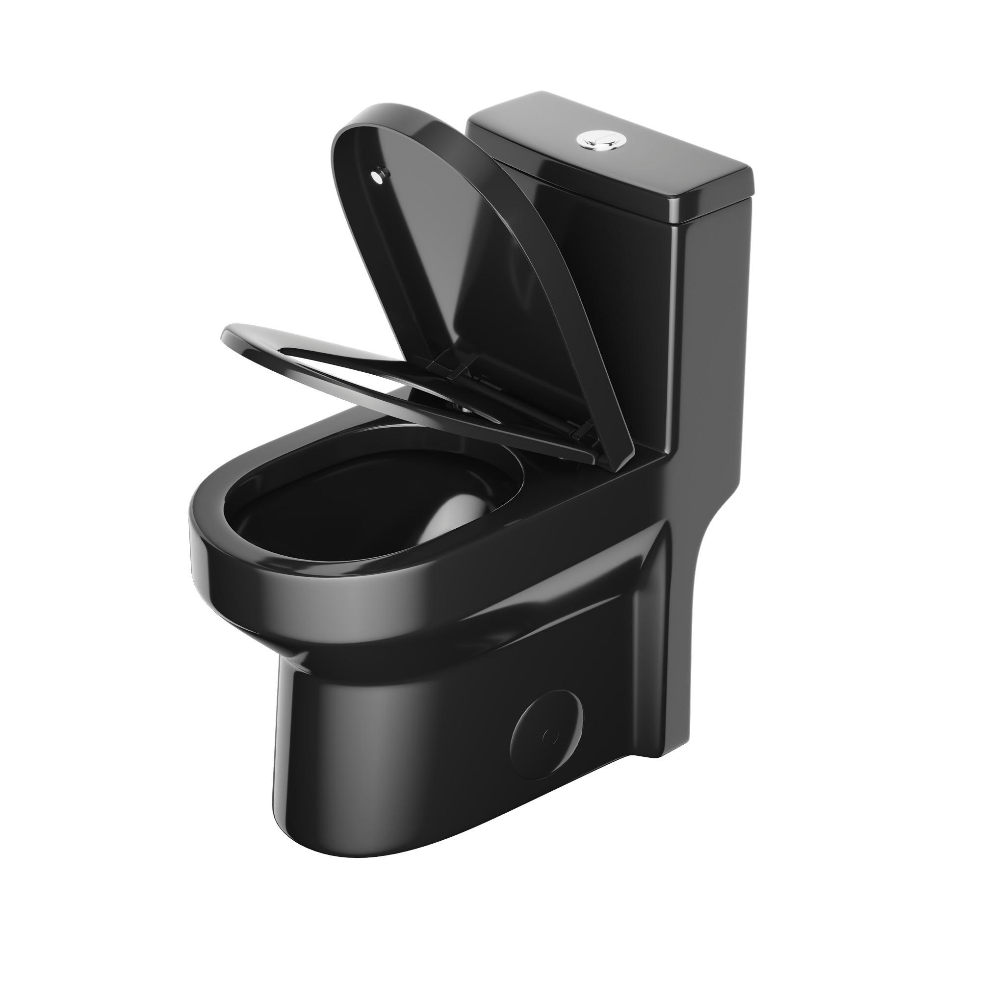 LIBERTY One-Piece Round Toilet, 12/10" Rough-in Dual-Flush with Multiple Colors