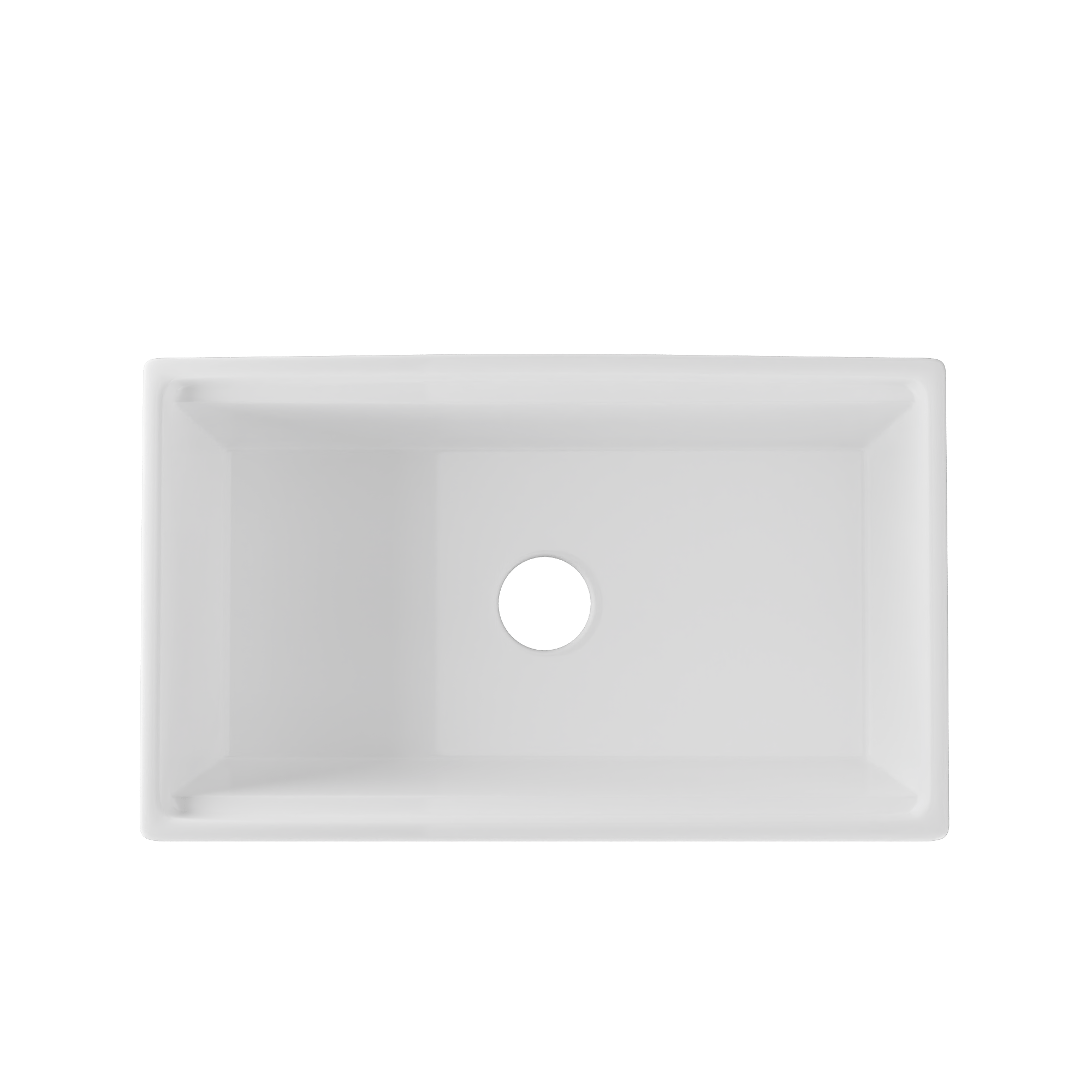 33" L X 20" W Rectangular Workstation Farmhouse Kitchen Sink, Easy-Cleaning