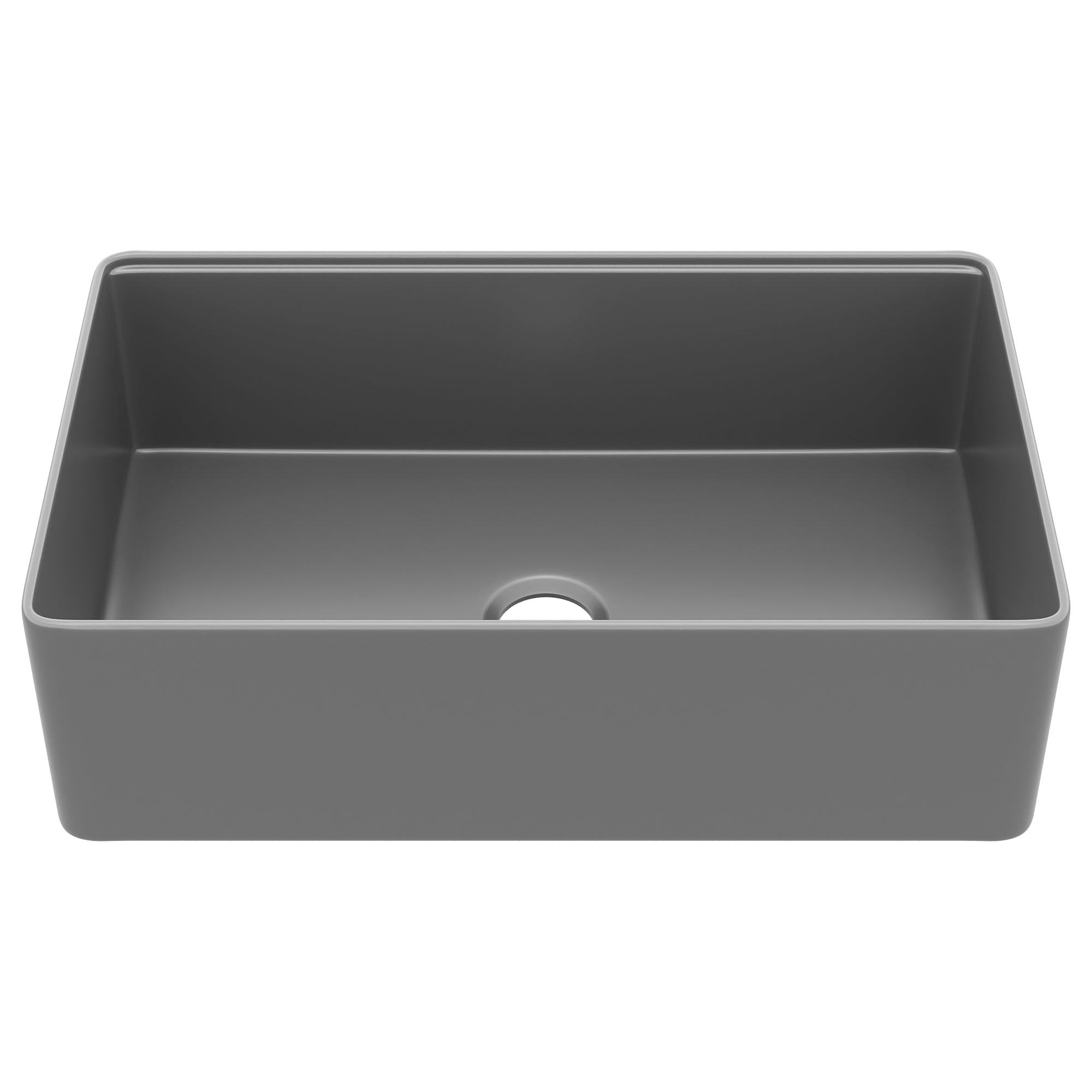33"L X 20"W / 24"L X 20"W Rectangular Workstation Farmhouse Kitchen Sink, Smooth Surface