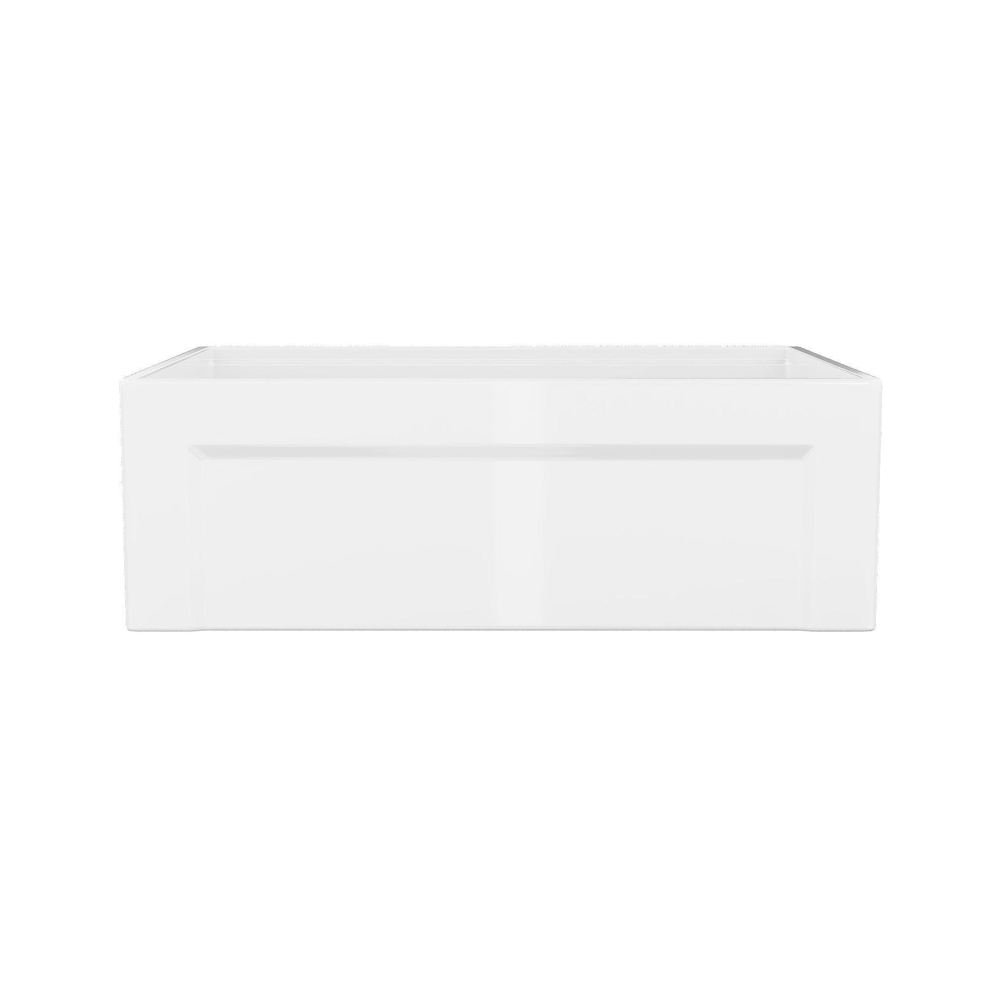 DeerValley White Farmhouse Workstation Sink, Reversible Fireclay Deep Single Bowl Apron Front Kitchen Sink, Undermount Farm Sink with Ledge and Accessories