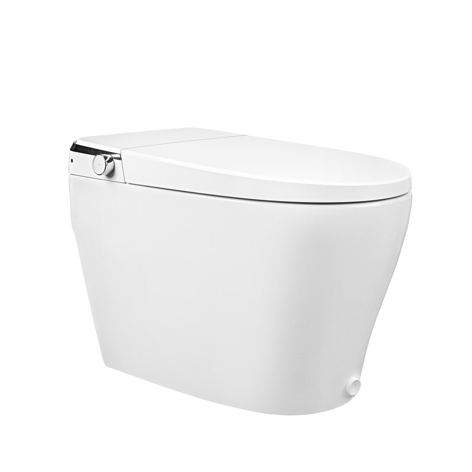 DeerValley DV-1S0029-V3 Premium Tankless Elongated Smart Bidet Toilet, Foot Kick Flush, Warm Wash (Seat Included), Female Wash