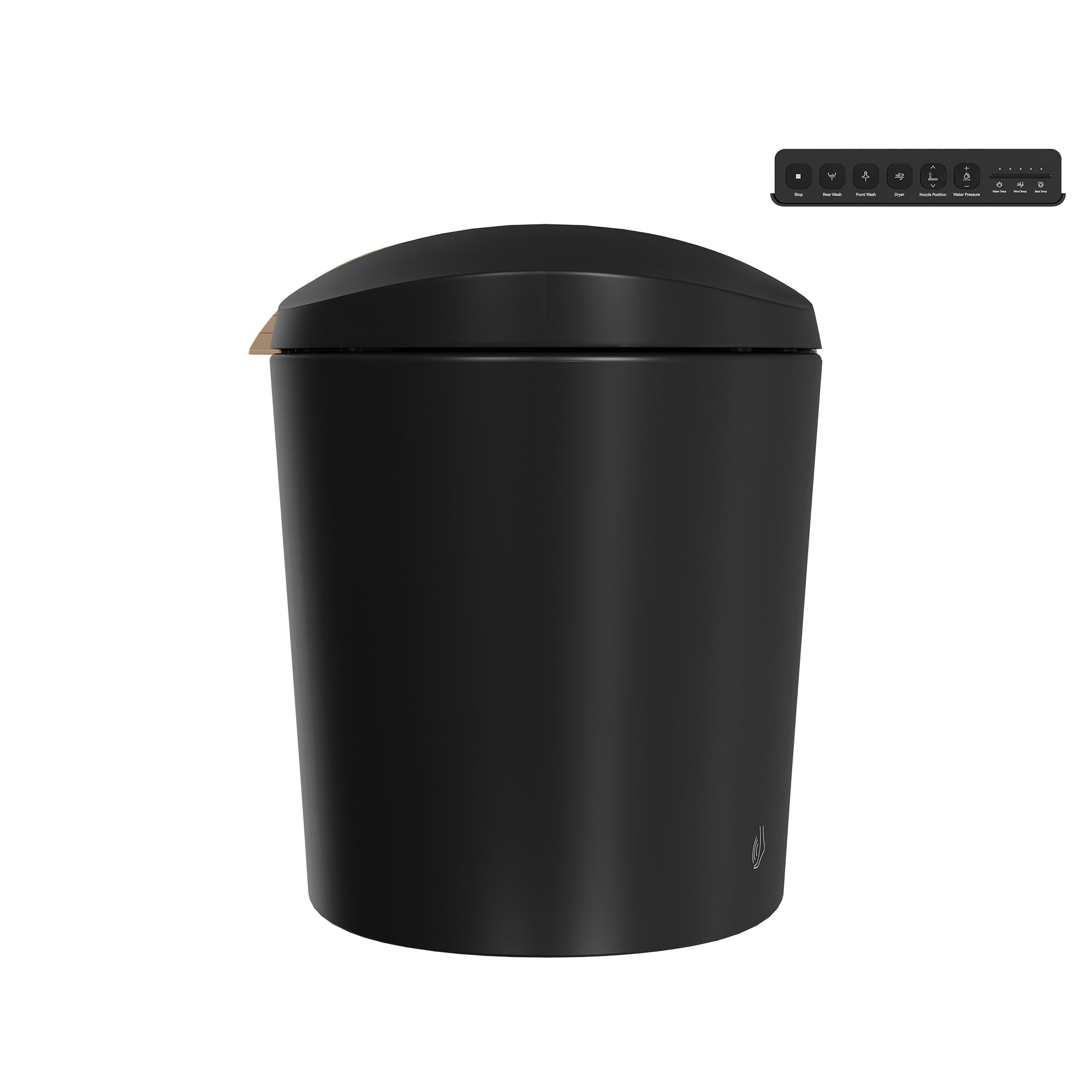 DeerValley DV-1S0160/V1/V3 Tankless Elongated Smart Toilet with Off-Seat Flush/Foot Sensor Flush, Automatic Tankless Toilet with Heated Seat, Warm Water Cleaning, Warm Air dryer