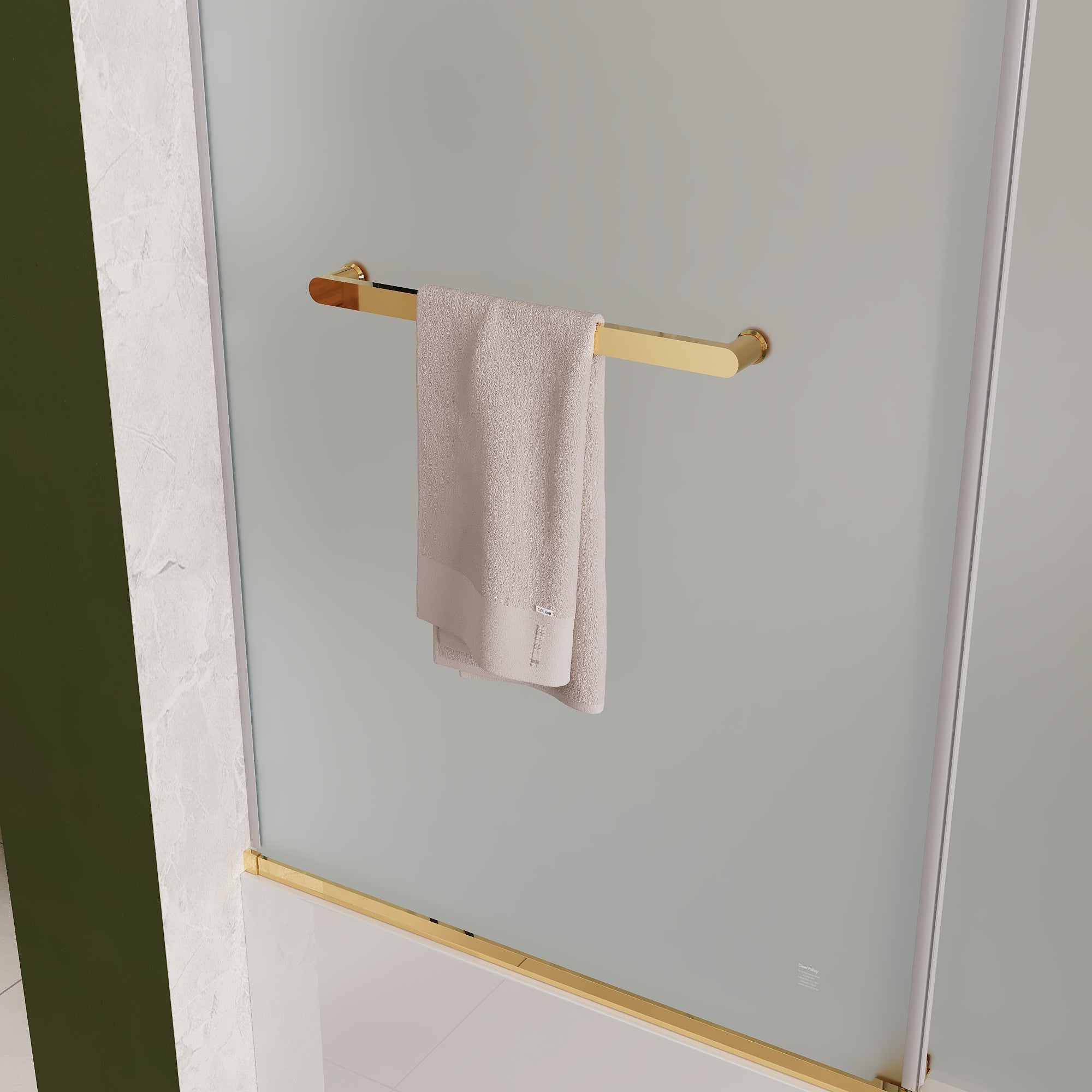 LIBERTY 60" x 62" Tub Shower Door Double Sliding Bypass Sliding Bathtub Door