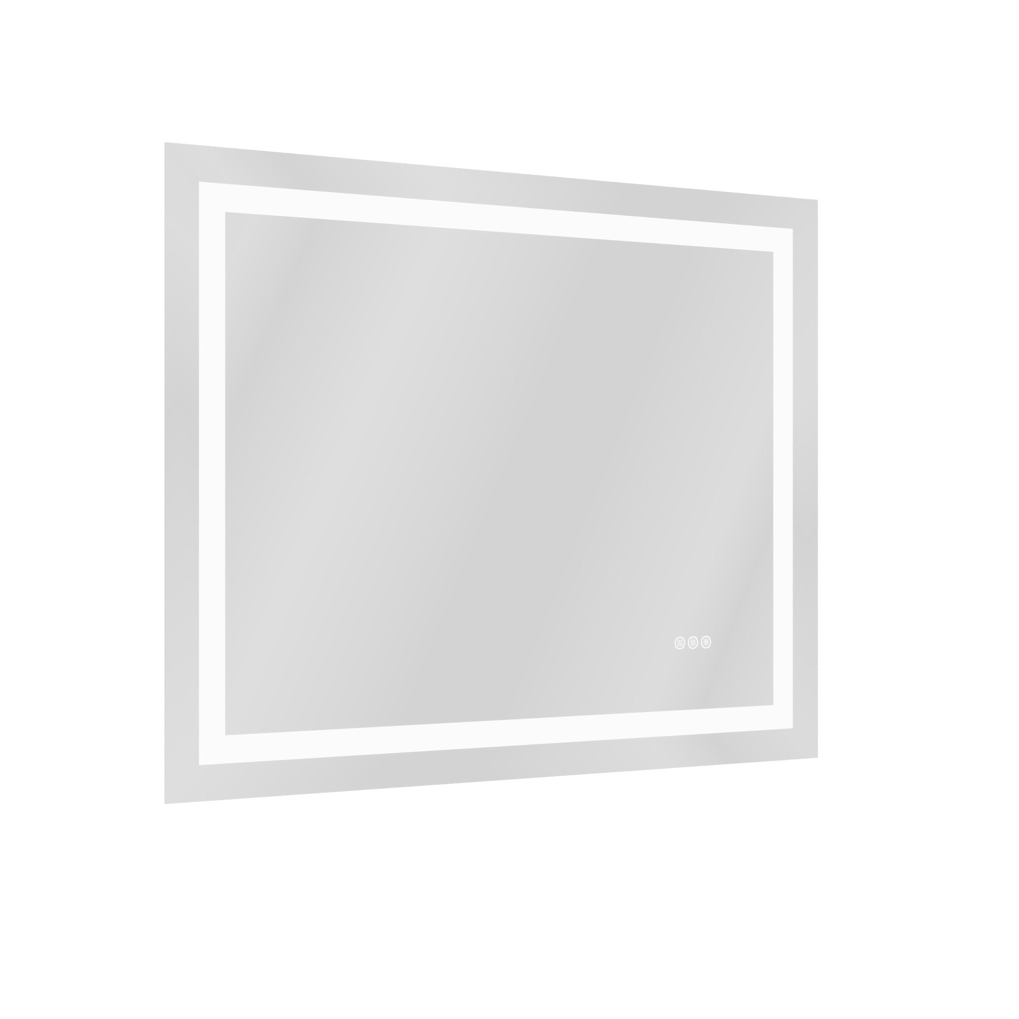 DeerValley 40"x 32" / 55"x 30" LED Bathroom Mirror with Lights, 1.5X Anti-Fog, Front and Backlit Frameless LED Mirror£¬DV-1VM0309/DV-1VM0308
