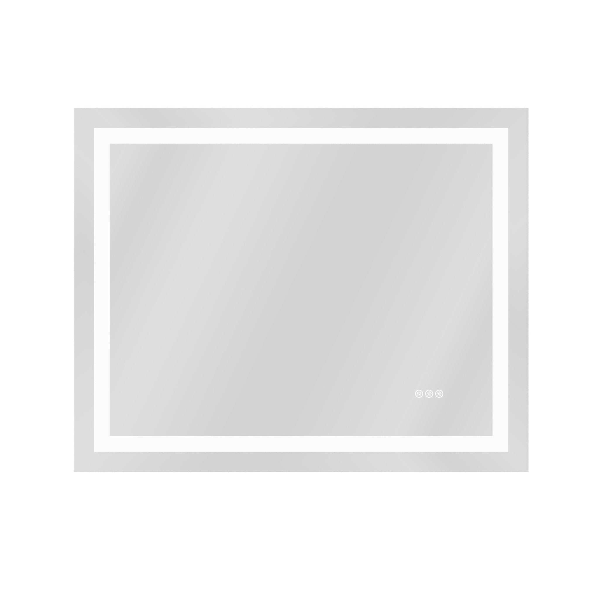 DeerValley 40"x 32" / 55"x 30" LED Bathroom Mirror with Lights, 1.5X Anti-Fog, Front and Backlit Frameless LED Mirror£¬DV-1VM0309/DV-1VM0308