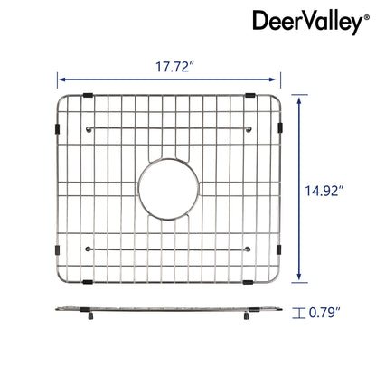 DeerValley DV-K0068G22 17.72" x 14.92" Kitchen Sink Grid (Compatible with DV-1K0068)