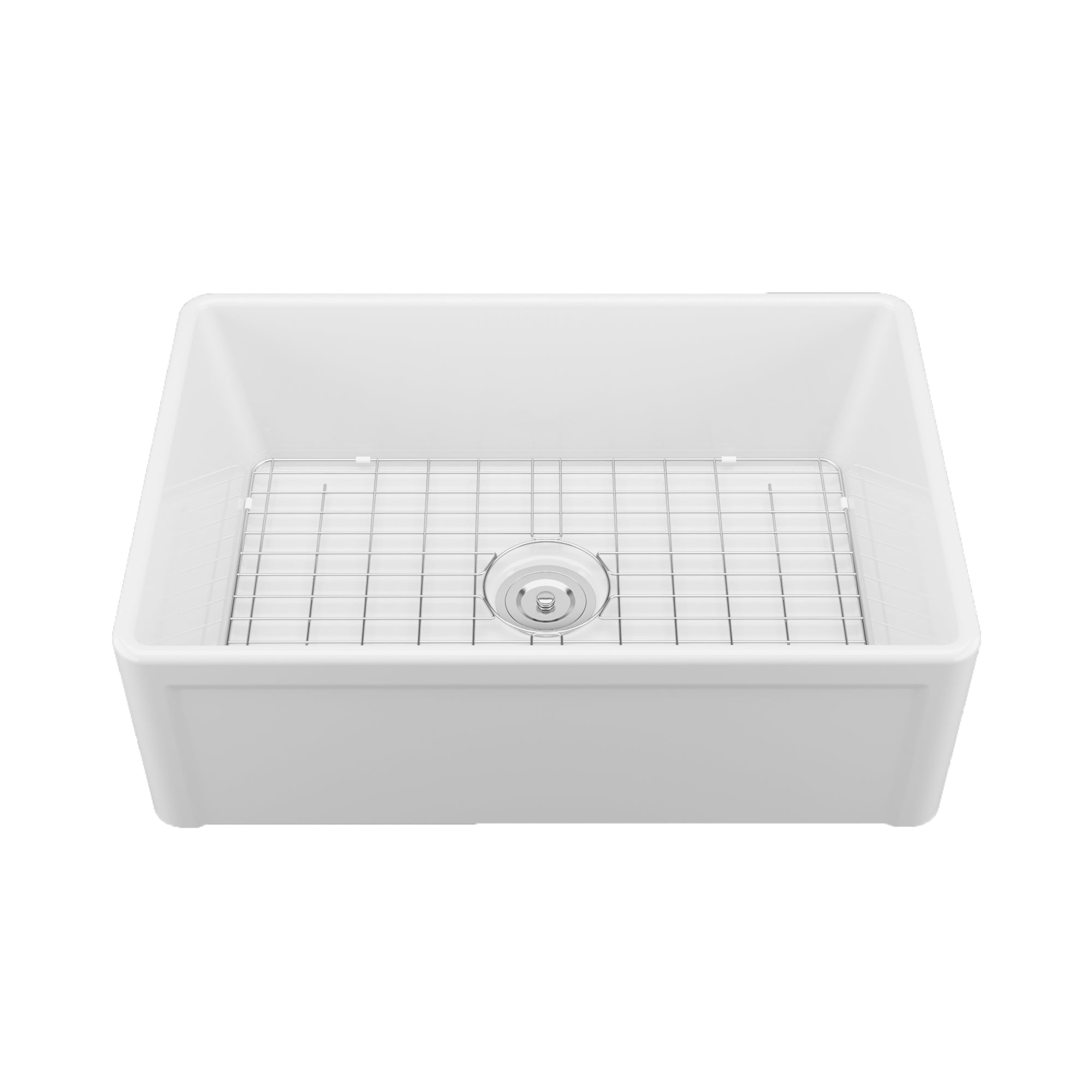 DeerValley Bath DeerValley DV-1K016 Harvest 30" L x 20" W Farmhouse Ceramic Large Capacity Kitchen Sink with Apron Front Designed Kitchen Sink