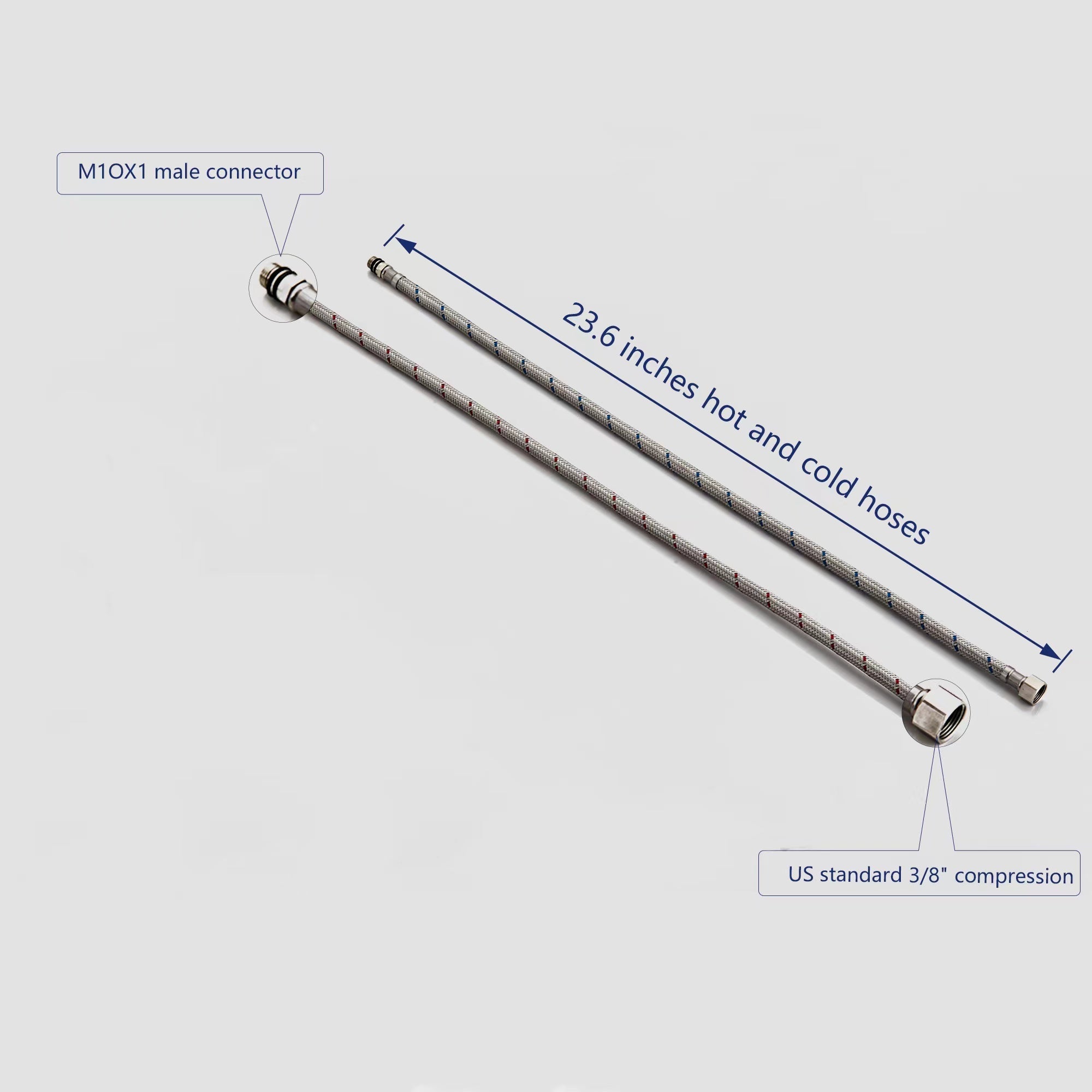 DeerValley Bath DeerValley faucet water pipe (Fit with DV-1J82816)