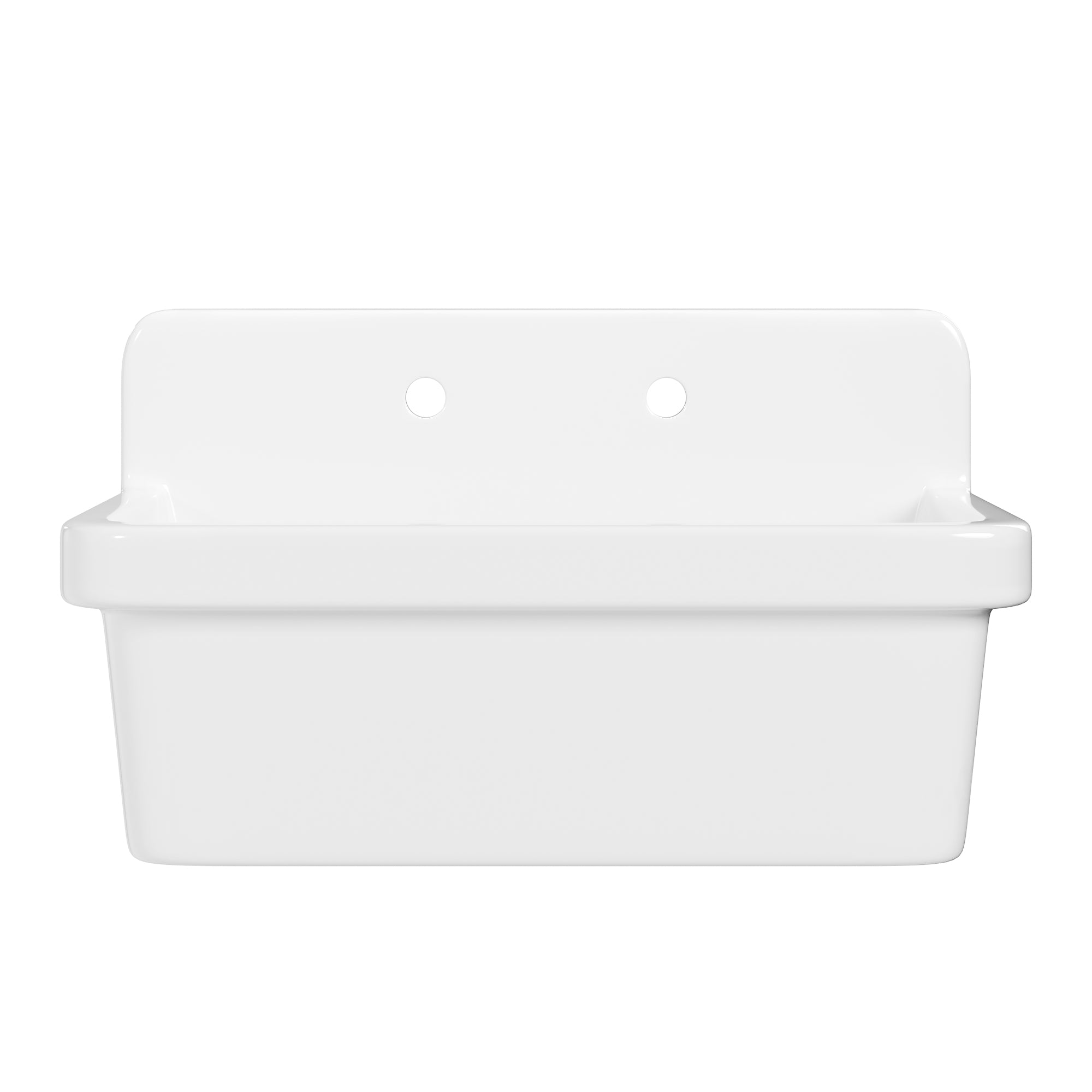 24" L x 19" W Rectangular Laundry Sink Utility Kitchen Sink, Wall-Mount With Multiple Sizes