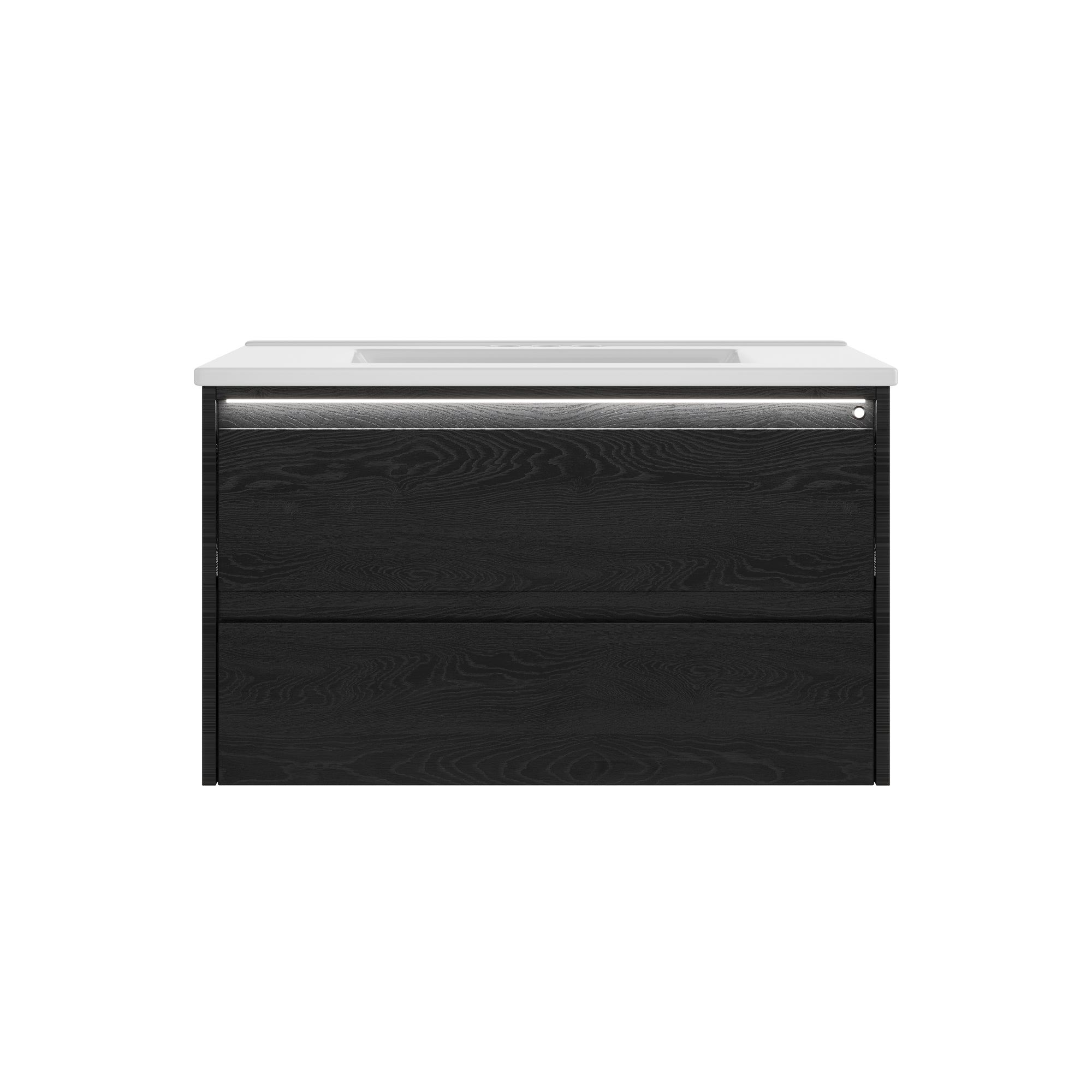 DeerValley DV-1BV0600W Shaker Bathroom Vanity, Integrated Sink & Space-Saving