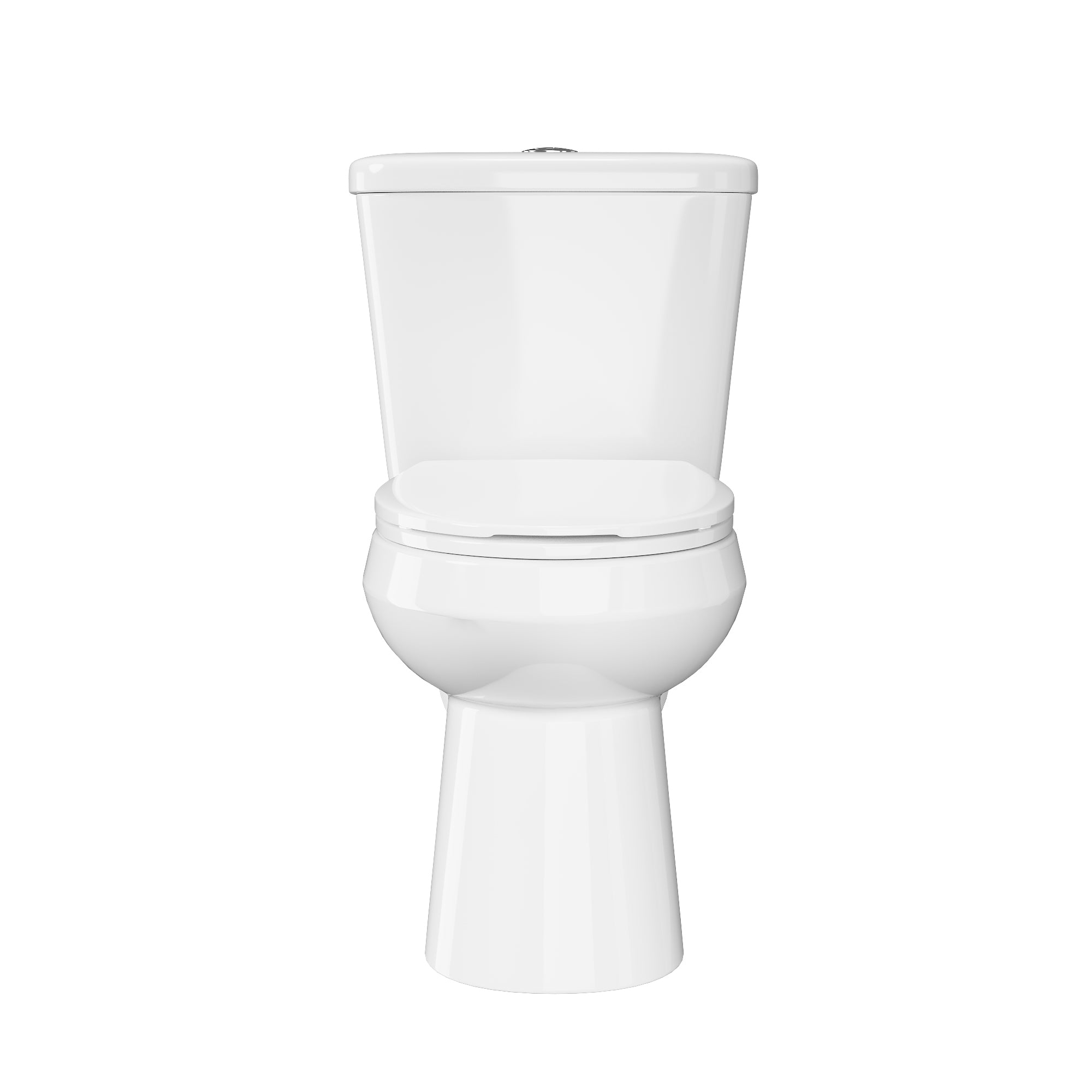 2-Piece 0.8/1.28 GPF Dual-Flush Elongated ADA Chair Height Toilet in White, MaP 1000g, Soft-Close Seat
