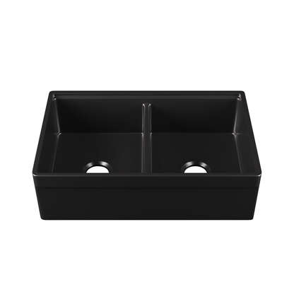 32.87" L x 20" W Rectangular Workstation Farmhouse Kitchen Sink, Easy-Cleaning With Multiple Colors