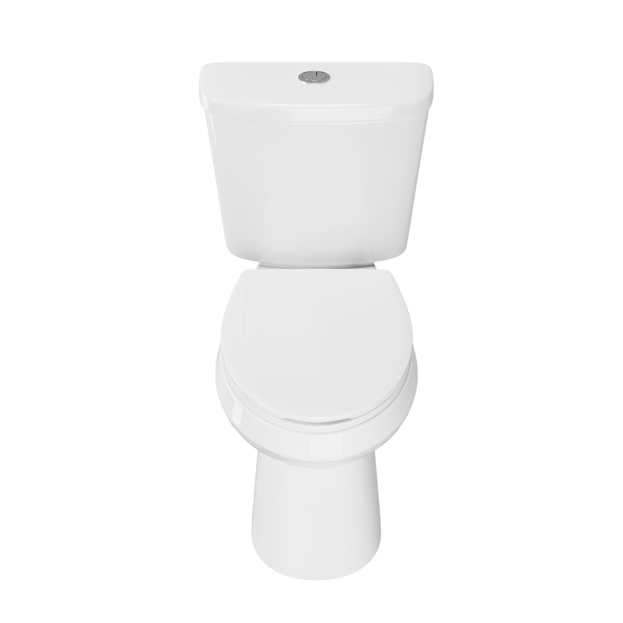 2-Piece 0.8/1.28 GPF Dual-Flush Elongated ADA Chair Height Toilet in White, MaP 1000g, Soft-Close Seat