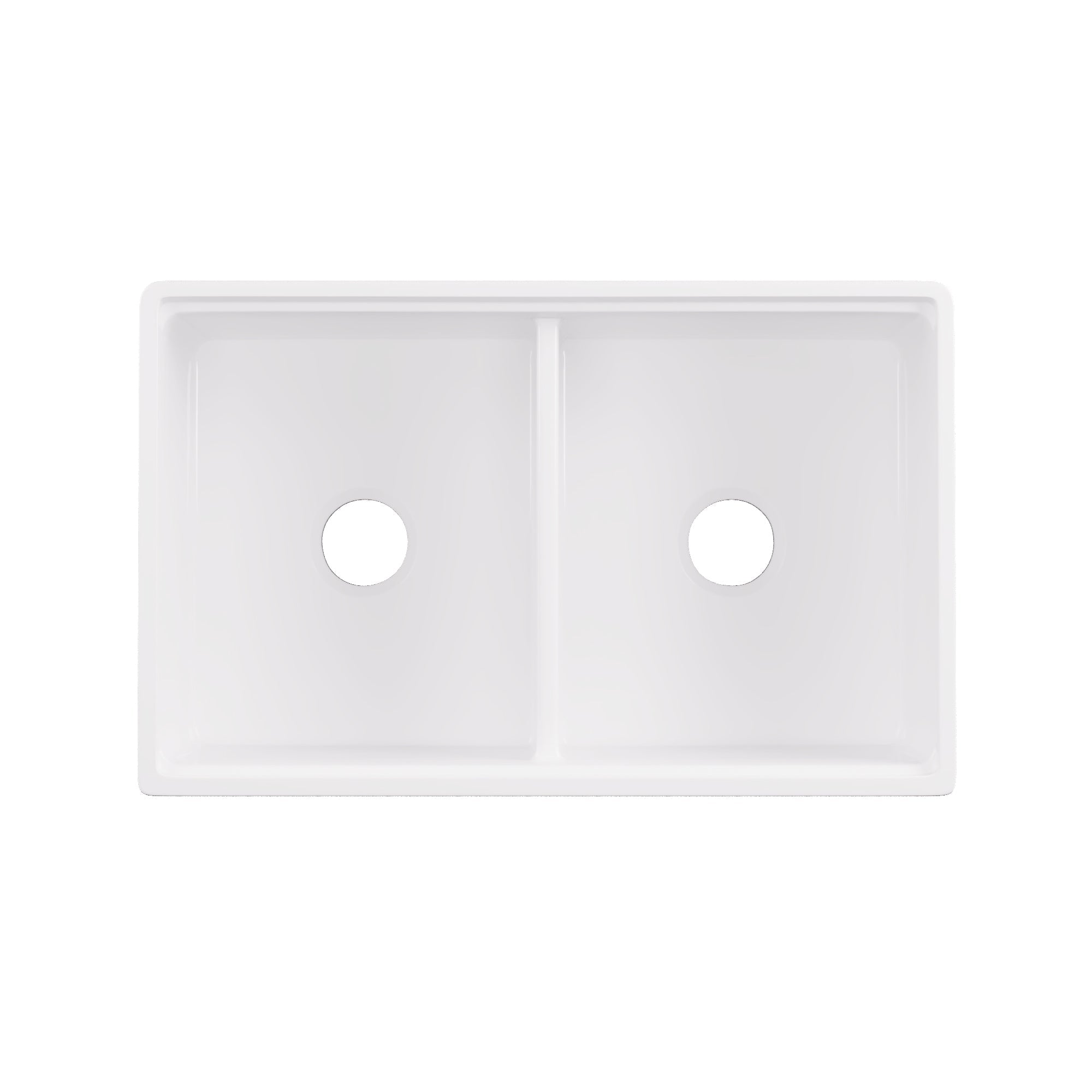 32.87" L x 20" W Rectangular Workstation Farmhouse Kitchen Sink, Easy-Cleaning With Multiple Colors