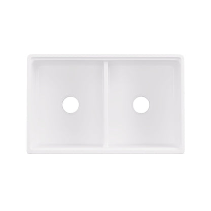 32.87" L x 20" W Rectangular Workstation Farmhouse Kitchen Sink, Easy-Cleaning With Multiple Colors