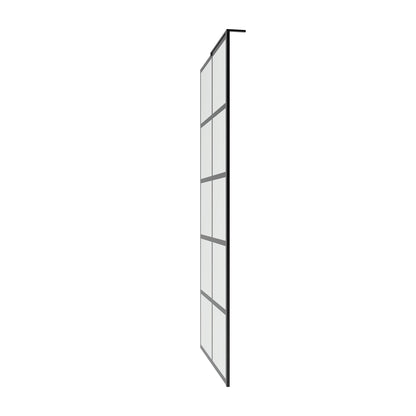 ALLY 36"/32" x 78" Single Fixed Glass Panel for Shower, Shower Door Clear Tempered Glass Framed
