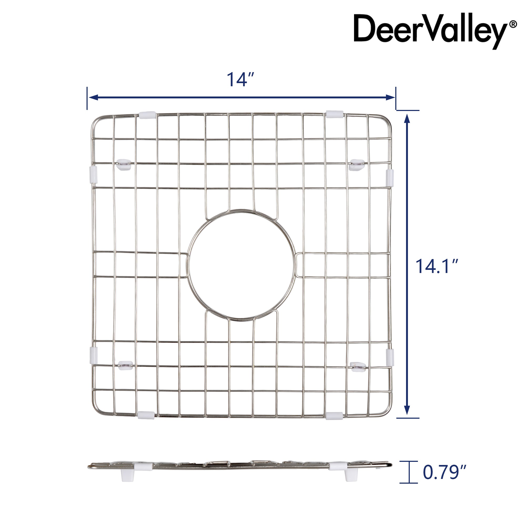 DeerValley DV-K507G12 14.09" x 13.98" Kitchen Sink Grid (Compatible with DV-1K507)