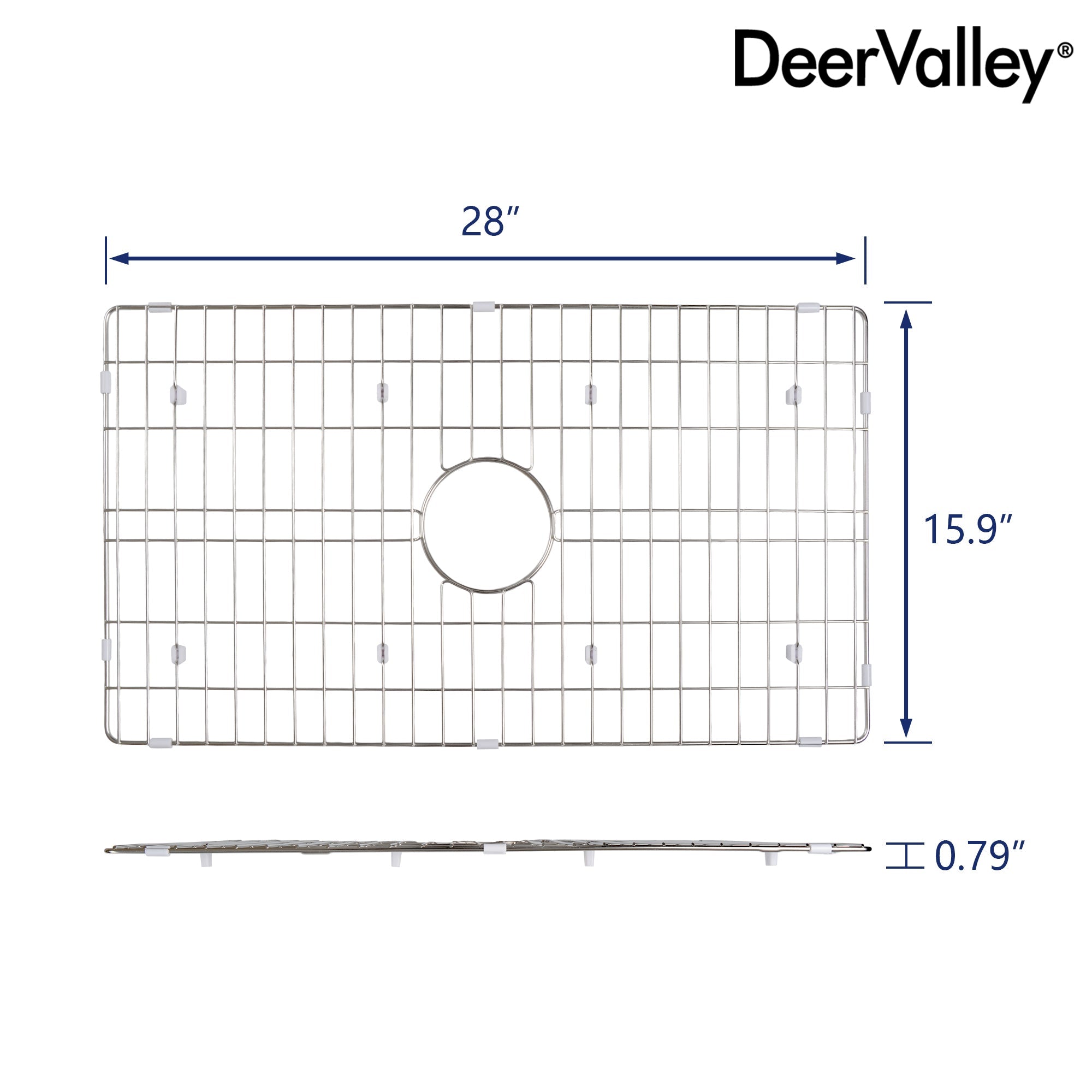 DeerValley DV-K509G13 27.95" x 15.91" Kitchen Sink Grid (Compatible with DV-1K509)