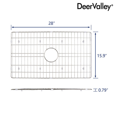 DeerValley DV-K510G18 27.95" x 15.91" Kitchen Sink Grid (Compatible with DV-1K510)