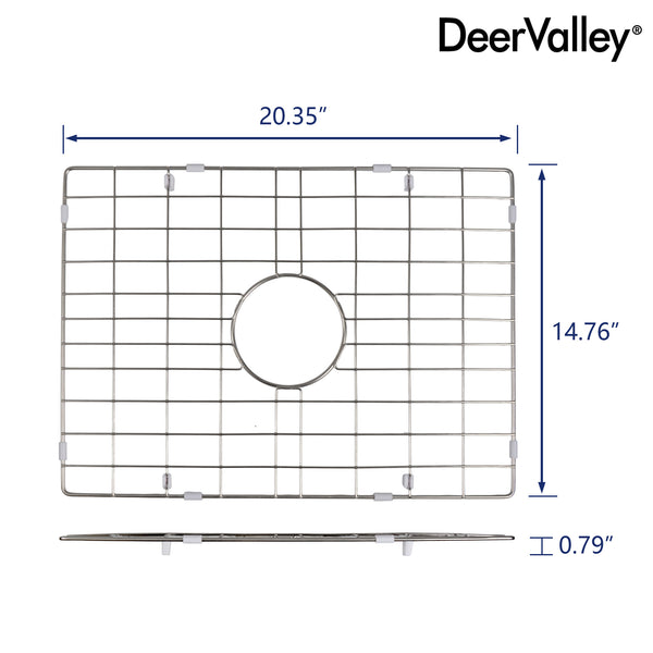 DeerValley DV-K515G15 20.28" x 14.76" Kitchen Sink Grid (Compatible with DV-1K515)