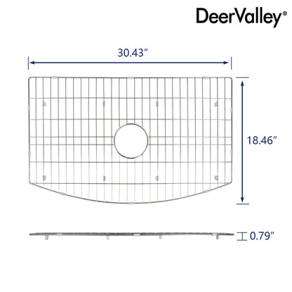 DeerValley DV-K516G16 30.51" x 18.50" Kitchen Sink Grid (Compatible with DV-1K516)