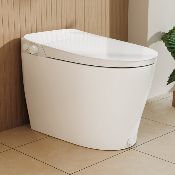 DeerValley DV-1S0453 Smart Bidet Toilet, Non-Electric Chair Height Soft Close, 1.28 GPF