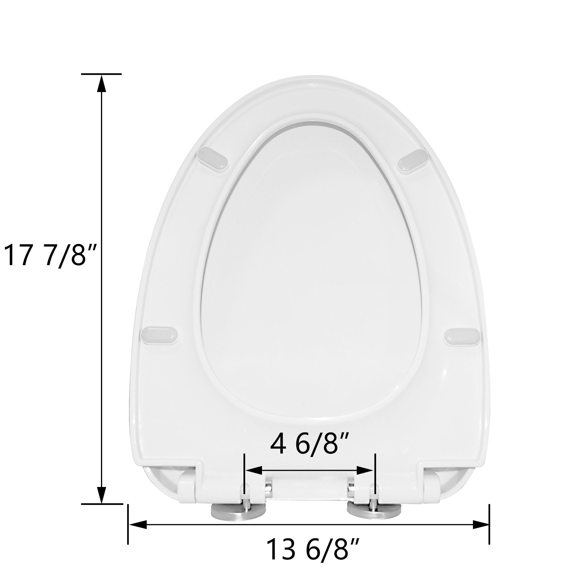 DeerValley Bath DeerValley DV-F026S11 Quick-Release Plastic Elongated polypropylene Seat (Fit with DV-1F026) Toilet Seats