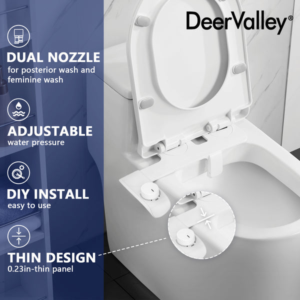 DeerValley DV-1B0093 Elongated Toilet Seat Bidet