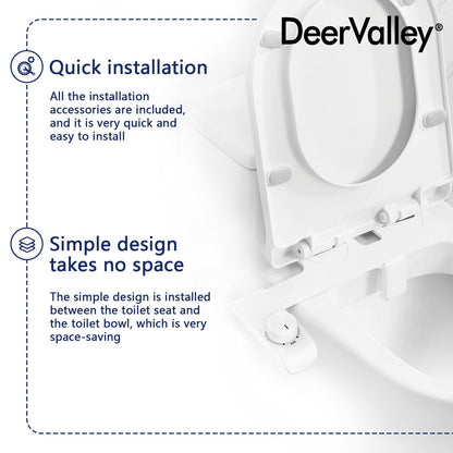 DeerValley DV-1B0093 Elongated Toilet Seat Bidet