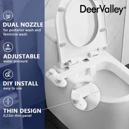 DeerValley DV-1B0095 Elongated Toilet Seat Bidet