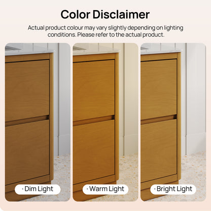 DeerValley DV-1BV0599NW Bathroom Vanity, Easy Setup, Double Sinks & 6 Drawers