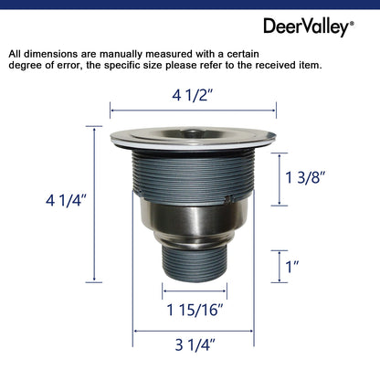 DeerValley Bath DeerValley DV-1K119 Feast 33" L x 20" W Ceramic Farmhouse Kitchen Sink Kitchen Sink
