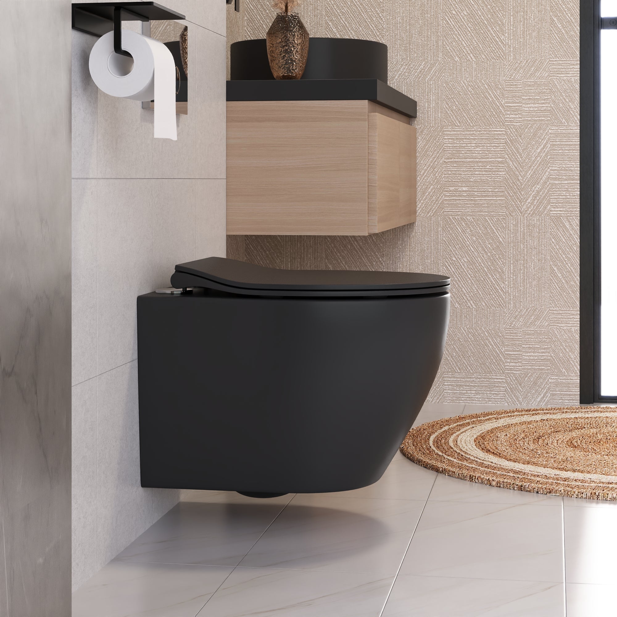 DeerValley DV-1F0069 Liberty 1.6 GPF Elongated Wall Mounted Wall