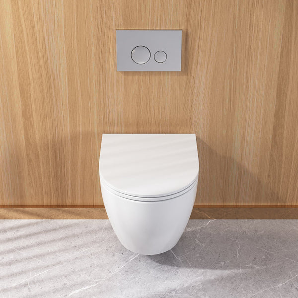 DeerValley DV-1F0070 Liberty 1.6 GPF Elongated Wall Hung Toilets (Seat Included)