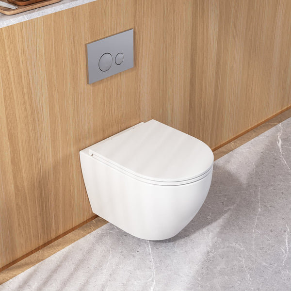 DeerValley DV-1F0070 Liberty 1.6 GPF Elongated Wall Hung Toilets (Seat Included)