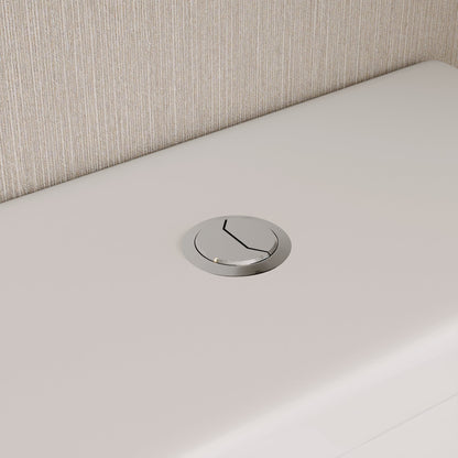 One-Piece Elongated Toilet, Dual-Flush Glazed Surface with Multiple Types