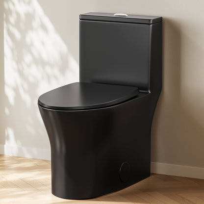 DeerValley DV-1F0250 One-Piece Toilet Soft-Close Seat Skirted Design Dual Flush