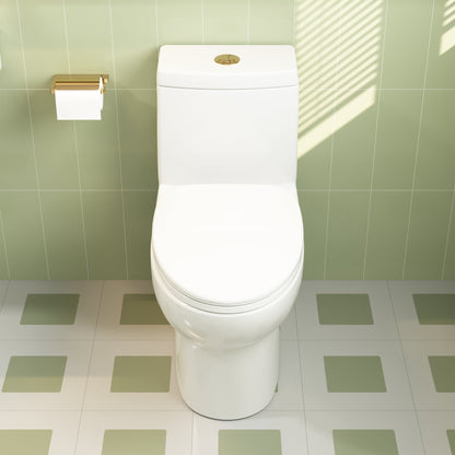 ALLY One-Piece Elongated Toilet, Dual Flush Standard-Size with Multiple Colors