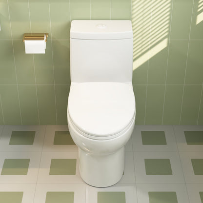 ALLY One-Piece Elongated Toilet, Dual Flush Standard-Size with Multiple Colors