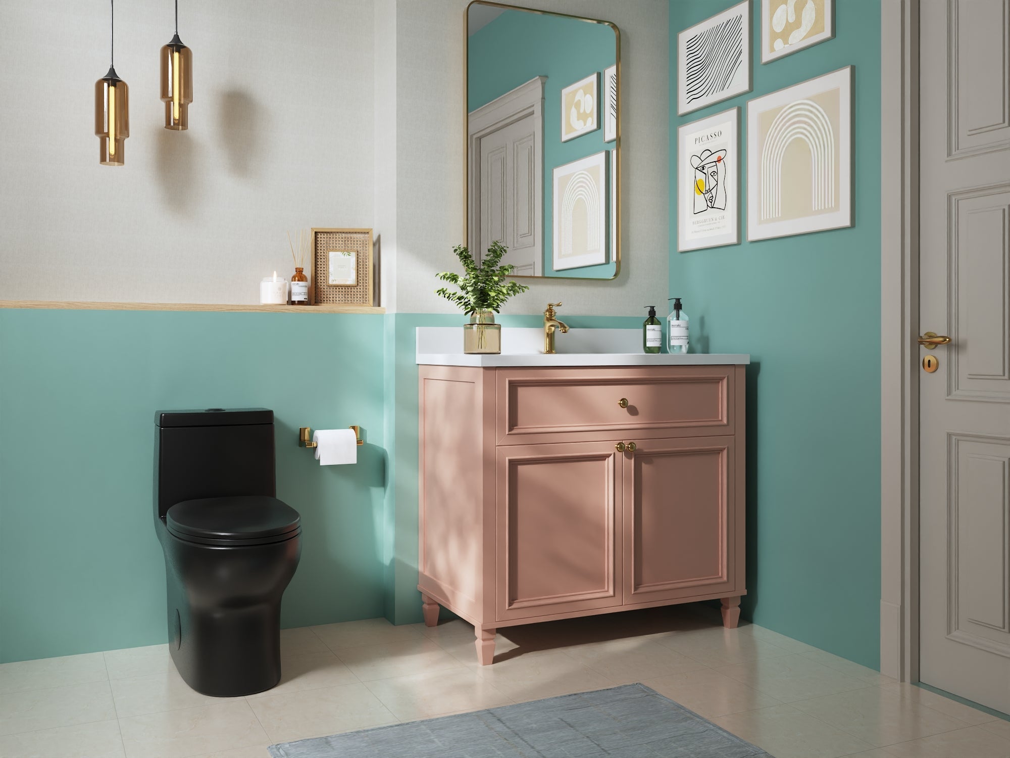 ALLY One-Piece Elongated Toilet, Dual Flush Standard-Size with Multiple Colors