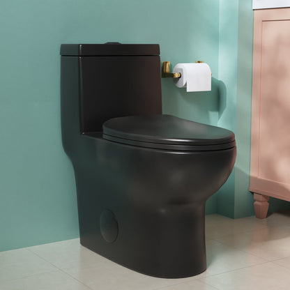 ALLY One-Piece Elongated Toilet, Dual Flush Standard-Size with Multiple Colors