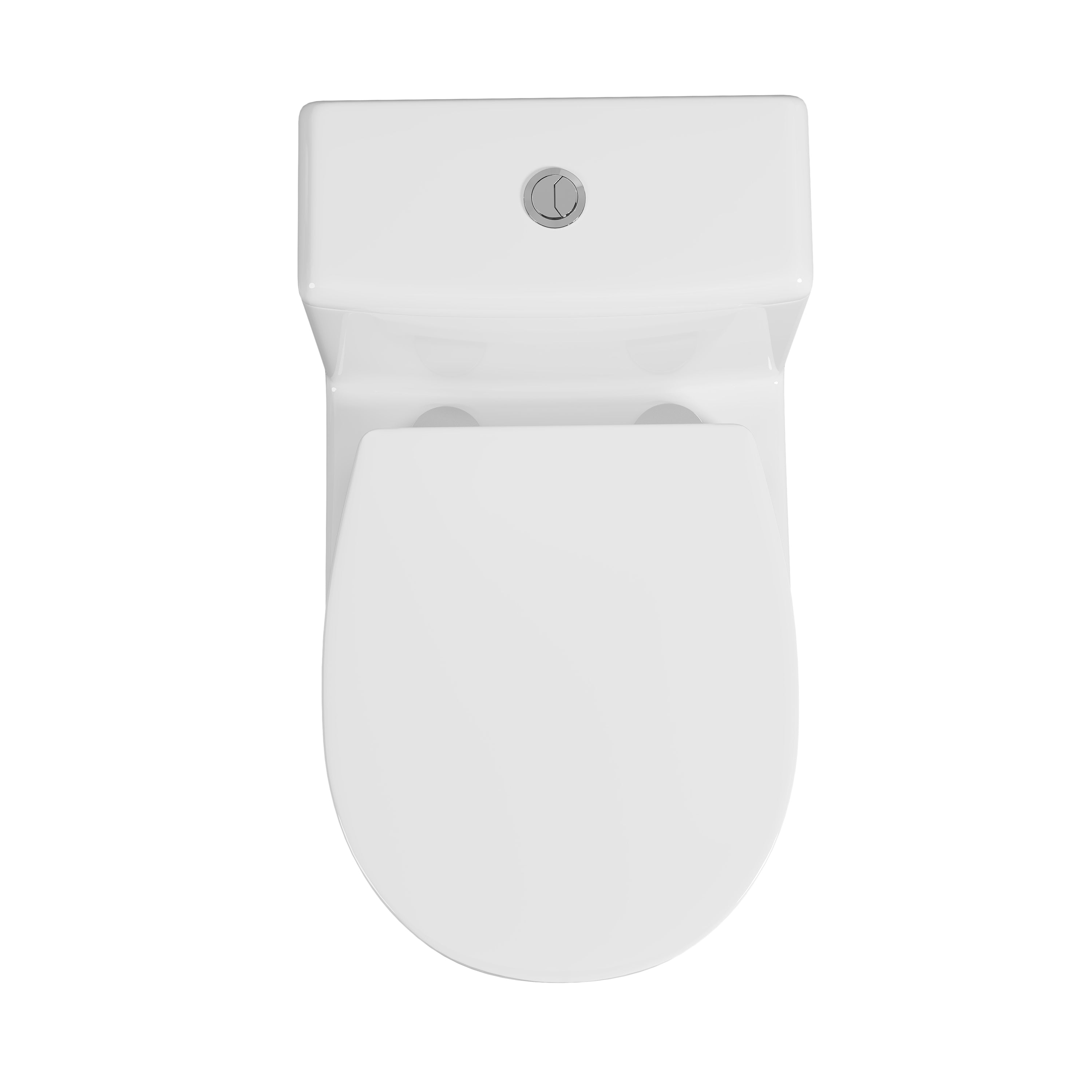 DeerValley DV-1F0572 One Piece Toilet, Clean Look & Siphon Jet Dual Flush