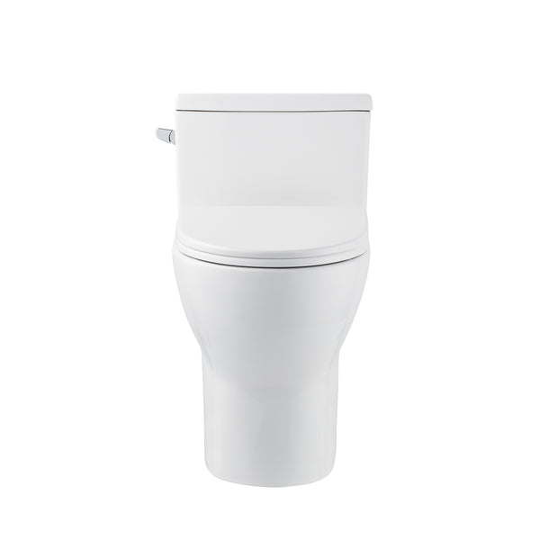 CONCORD One-Piece Elongated Toilet, 1.28 GPF Single-Flush