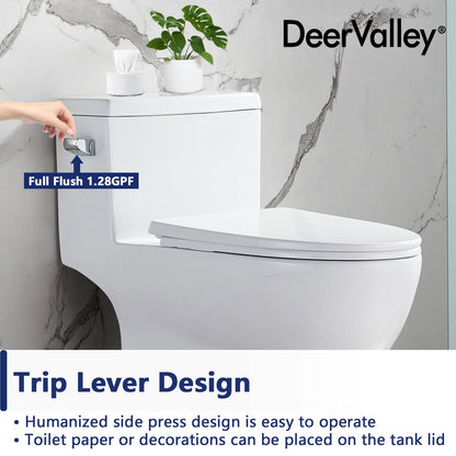 DeerValley Bath DeerValley side press flush button (Fit with DV-1F52626 & DV-1F52627)