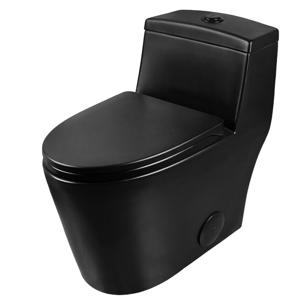 DV-1F52636 Prism Elongated One-Piece Toilet with Multi Colors, Dual-Flush Glazed Surface