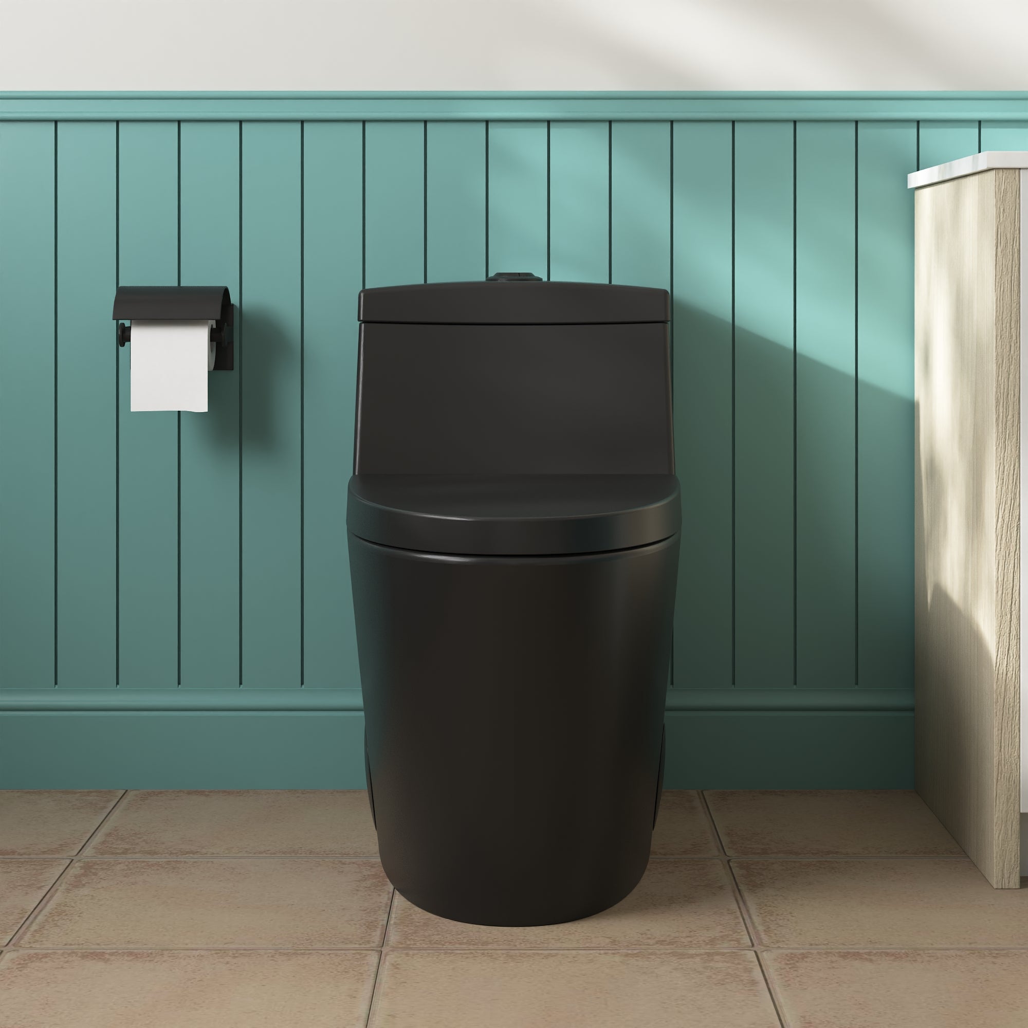 DeerValley DV-1F52636 Prism Dual-Flush Elongated One-Piece Toilet